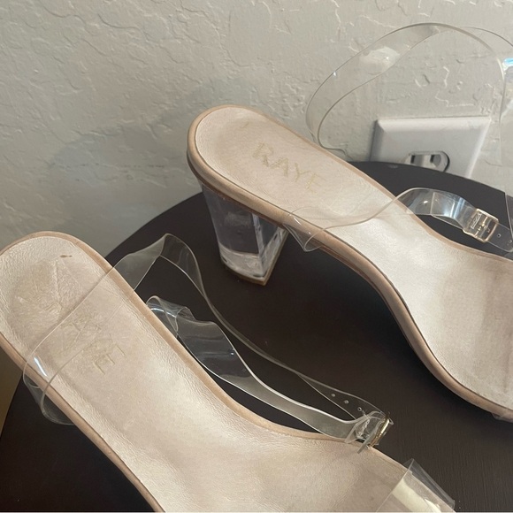 RAYE Alta Clear Lucite Heels Size 8 - Picture 4 of 9